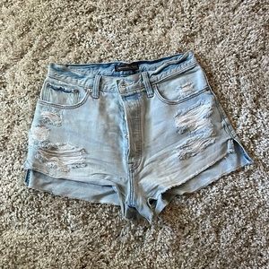 Abercrombie cheeky denim highrise short